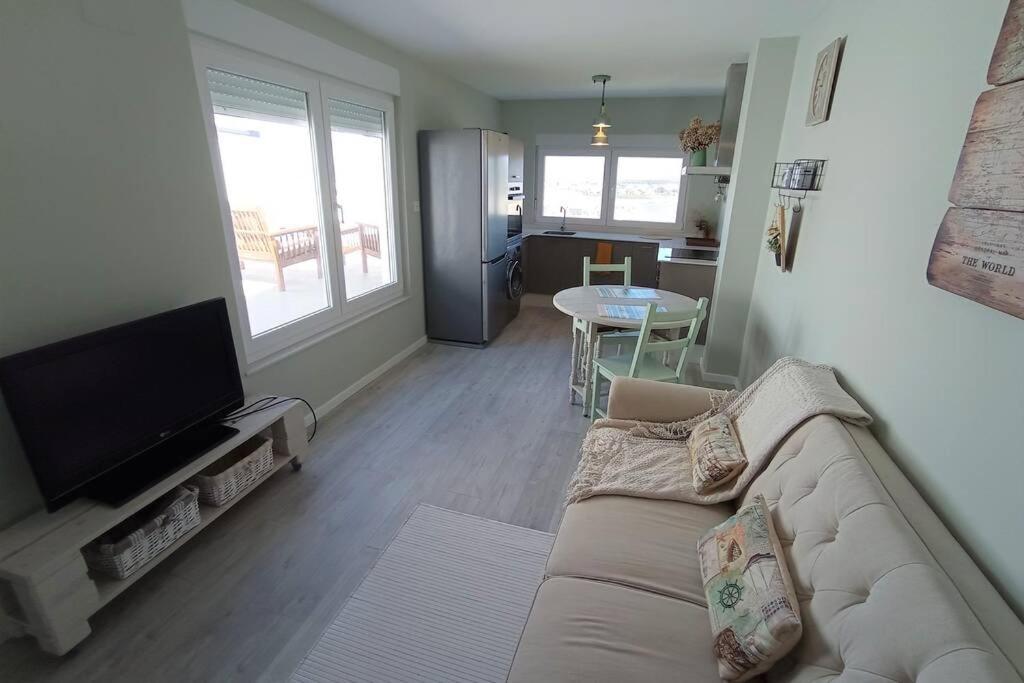 Loft Con Vistas Playa Foz Apartment Bagian luar foto